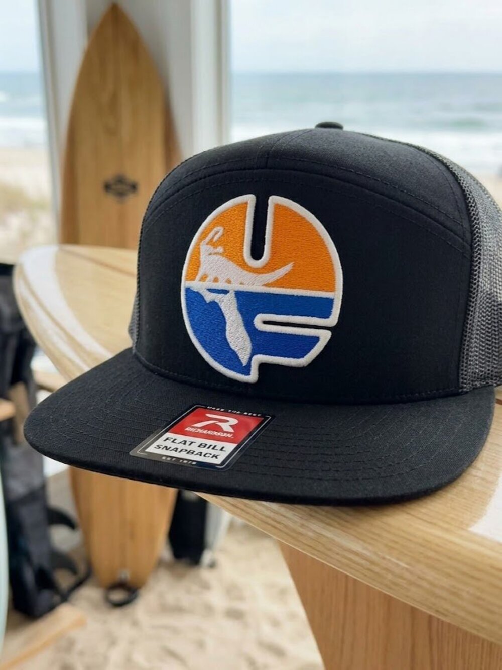 Florida Gators Richardson 168 7 Panel Trucker Cap Hat Mesh Snapback Patch